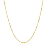 14k Yellow Gold Round Cable Link Chain 1.3mm - Premium Chains - Just $319.99! Shop now at Pulse Designer Fashion