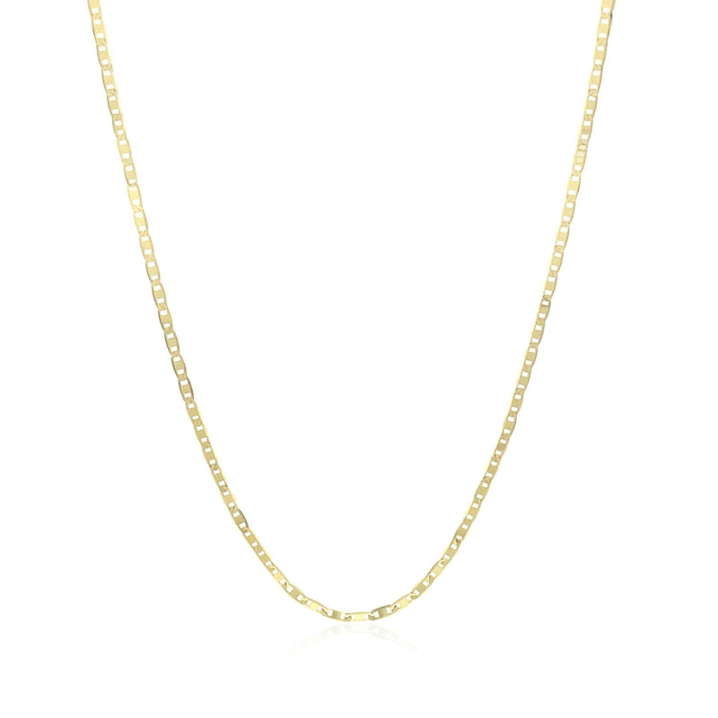 10k Yellow Gold Mariner Link Chain 1.2mm - Premium Chains - Just $139.99! Shop now at Pulse Designer Fashion