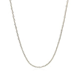 Sterling Silver 1.5mm Adjustable Sparkle Chain - Premium Chains - Just $88.99! Shop now at Pulse Designer Fashion