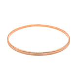 14k Rose Gold Concave Motif Thin  Stackable Bangle - Premium Bangles - Just $447.99! Shop now at Pulse Designer Fashion