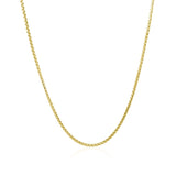 14k Yellow Gold Round Box Chain 1.35 mm - Premium Chains - Just $342.99! Shop now at Pulse Designer Fashion