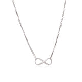 Sterling Silver Infinity Symbol Necklace - Premium Necklaces - Just $104.99! Shop now at Pulse Designer Fashion