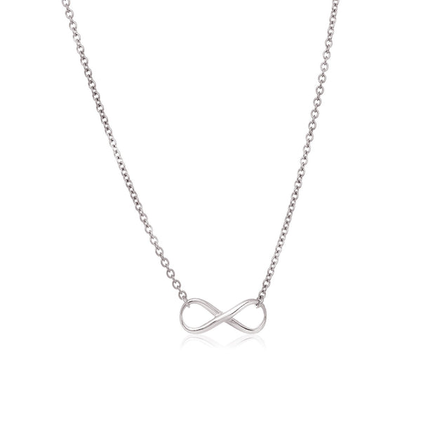 Sterling Silver Infinity Symbol Necklace - Premium Necklaces - Just $104.99! Shop now at Pulse Designer Fashion