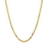 2.0mm 14k Yellow Gold Semi Solid Box Chain - Premium Chains - Just $1125.99! Shop now at Pulse Designer Fashion