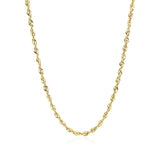 2.5mm 14k Yellow Gold Light Rope Chain - Premium Chains - Just $469.99! Shop now at Pulse Designer Fashion