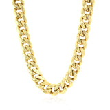 10.5mm 14k Yellow Gold Semi Solid Miami Cuban Chain - Premium Chains - Just $11223.99! Shop now at Pulse Designer Fashion