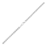 Sterling Silver Rhodium Plated Mariner Chain 5.6mm - Premium Chains - Just $241.99! Shop now at Pulse Designer Fashion