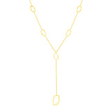 14K Yellow Gold Necklace with Abstract Honeycomb Stations - Premium Necklaces - Just $555.99! Shop now at Pulse Designer Fashion