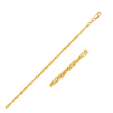 14k Yellow Gold Singapore Chain 1.7mm - Premium Chains - Just $436.99! Shop now at Pulse Designer Fashion