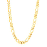 Modern Lite Figaro Chain in 14k Yellow Gold (11.5 mm) - Premium Chains - Just $5261.99! Shop now at Pulse Designer Fashion