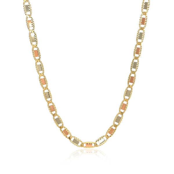 14k Yellow Gold Valentino Chain (3.3mm) - Premium Chains - Just $993.99! Shop now at Pulse Designer Fashion