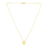 14K Yellow Gold Four Leaf Clover Necklace - Premium Necklaces - Just $260.99! Shop now at Pulse Designer Fashion