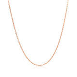 14k Rose Gold Diamond Cut Cable Link Chain 1.1mm - Premium Chains - Just $272.99! Shop now at Pulse Designer Fashion