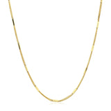 Diamond Cut Bar Links Pendant Chain in 14k Yellow Gold (1.3mm) - Premium Chains - Just $567.99! Shop now at Pulse Designer Fashion