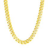 14k Yellow Gold 22 inch Polished Curb Chain Necklace - Premium Necklaces - Just $4518.99! Shop now at Pulse Designer Fashion