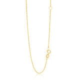 14k Yellow Gold Adjustable Singapore Chain 1.1mm - Premium Chains - Just $152.99! Shop now at Pulse Designer Fashion