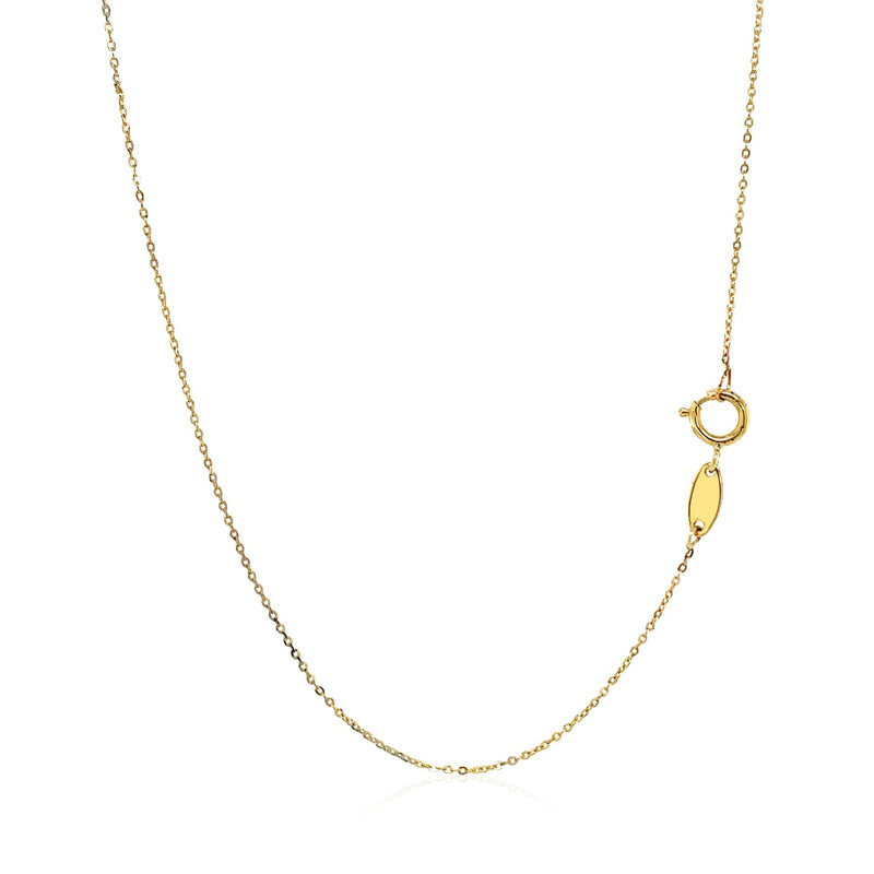 Necklace with Heart Pendant in 10k Tri Color Gold - Premium Necklaces - Just $319.99! Shop now at Pulse Designer Fashion