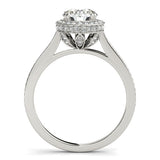 14k White Gold Classic Channel Slim Shank Diamond Engagement Ring (2 cttw) - Premium Rings - Just $19384.99! Shop now at Pulse Designer Fashion