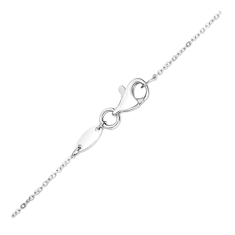 Diamond Symbol Pendant in 14k White Gold - Premium Pendants - Just $274.99! Shop now at Pulse Designer Fashion