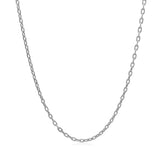 Double Extendable Cable Chain in 14k White Gold (1.9mm) - Premium Chains - Just $389.99! Shop now at Pulse Designer Fashion