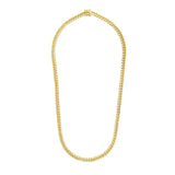 6.9mm 14k Yellow Gold Semi Solid Miami Cuban Chain - Premium Chains - Just $4225.99! Shop now at Pulse Designer Fashion