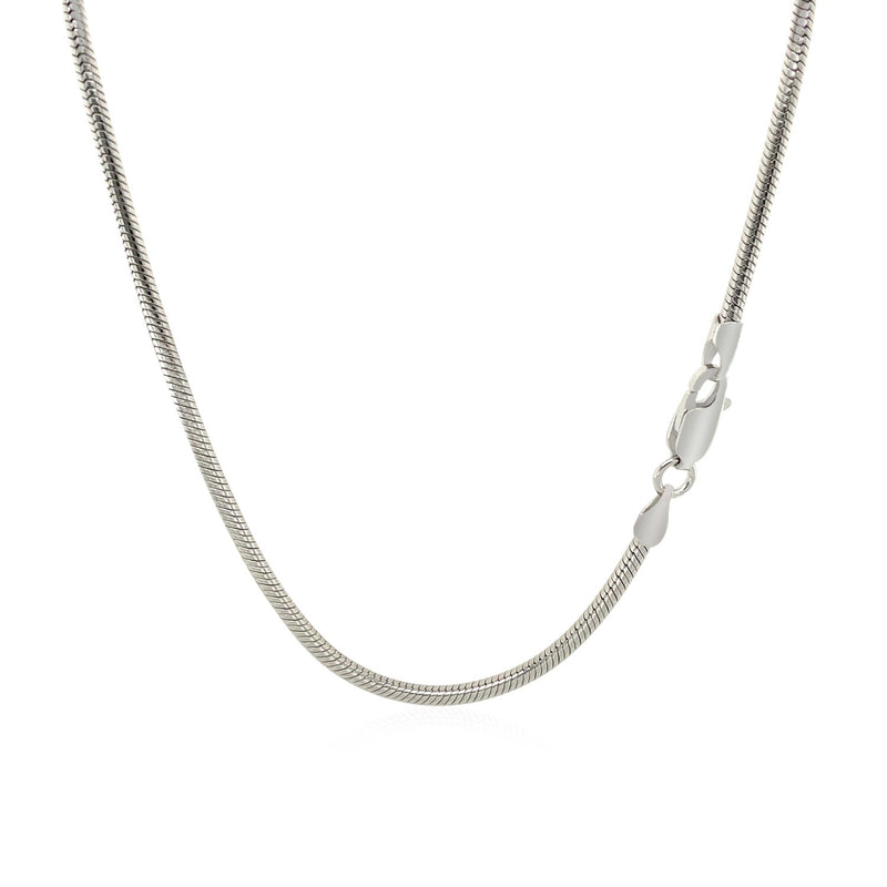 Sterling Silver Snake Style Chain - Premium Chains - Just $104.99! Shop now at Pulse Designer Fashion