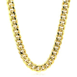 9.0mm 14k Yellow Gold Semi Solid Miami Cuban Chain - Premium Chains - Just $9495.99! Shop now at Pulse Designer Fashion