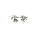 Sterling Silver Starfish Earrings with Cubic Zirconias - Premium Earrings - Just $63.99! Shop now at Pulse Designer Fashion