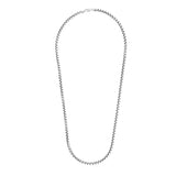 4.4mm Sterling Silver Rhodium Plated Round Box Chain - Premium Chains - Just $412.99! Shop now at Pulse Designer Fashion