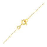 14k Yellow Gold Necklace with Petite Open Square Pendant - Premium Necklaces - Just $303.99! Shop now at Pulse Designer Fashion