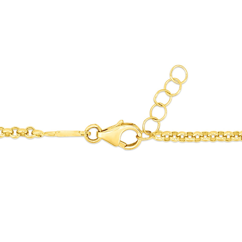 14k Yellow Gold Childrens Bracelet with Enameled Panda Bears - Premium Bracelets - Just $319.99! Shop now at Pulse Designer Fashion