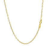 Double Extendable Cable Chain in 14k Yellow Gold (1.9mm) - Premium Chains - Just $389.99! Shop now at Pulse Designer Fashion