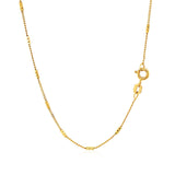 Bar Links Saturn Chain in 14k Yellow Gold (2.5mm) - Premium Chains - Just $400.99! Shop now at Pulse Designer Fashion