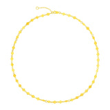 14k Yellow Gold Necklace with Polished Circles - Premium Necklaces - Just $415.99! Shop now at Pulse Designer Fashion