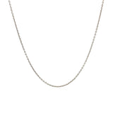 14k White Gold Round Cable Link Chain 1.1mm - Premium Chains - Just $206.99! Shop now at Pulse Designer Fashion