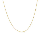 14k Yellow Gold Diamond Cut Cable Link Chain 0.8mm - Premium Chains - Just $118.99! Shop now at Pulse Designer Fashion