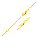 Extendable Gourmette Chain in 14k Yellow Gold (0.9mm) - Premium Chains - Just $201.99! Shop now at Pulse Designer Fashion