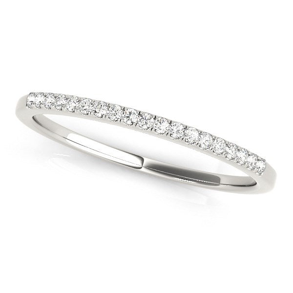 14k White Gold Round Thin Diamond Wedding Band (1/4 cttw) - Premium Rings - Just $1256.99! Shop now at Pulse Designer Fashion