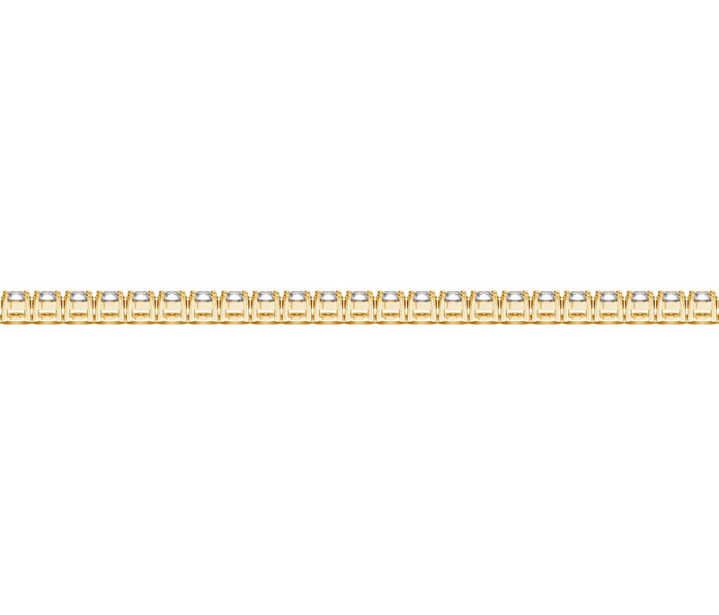 14k Yellow Gold Round Diamond Tennis Bracelet (2 cttw) - Premium Bracelets - Just $5968.99! Shop now at Pulse Designer Fashion