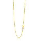 14k Yellow Gold Adjustable Box Chain 0.8mm - Premium Chains - Just $363.99! Shop now at Pulse Designer Fashion