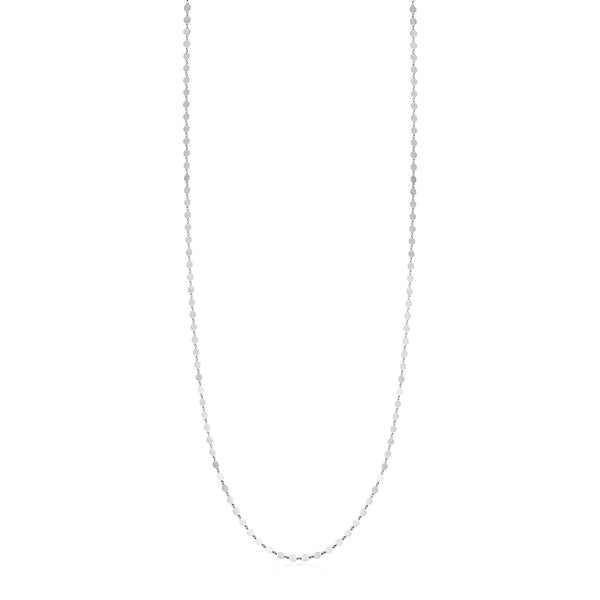 Sterling Silver Mirror Link Necklace - Premium Necklaces - Just $98.99! Shop now at Pulse Designer Fashion