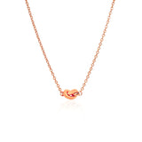 14k Rose Gold Chain Necklace with Polished Knot - Premium Necklaces - Just $827.99! Shop now at Pulse Designer Fashion