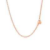 14k Rose Gold Chain Necklace with Polished Knot - Premium Necklaces - Just $827.99! Shop now at Pulse Designer Fashion