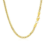 2.7mm 14k Yellow Gold Diamond Cut Round Franco Chain - Premium Chains - Just $991.99! Shop now at Pulse Designer Fashion