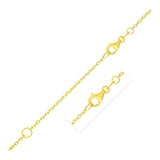 Extendable Cable Chain in 14k Yellow Gold (1.5mm) - Premium Chains - Just $442.99! Shop now at Pulse Designer Fashion