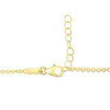 14k Yellow Gold Childrens Bracelet with Teddy Bear Heart and Bar - Premium Bracelets - Just $369.99! Shop now at Pulse Designer Fashion