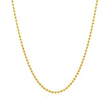 14k Yellow Gold Bead Chain 1.5mm - Premium Chains - Just $572.99! Shop now at Pulse Designer Fashion