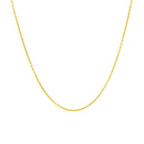 14k Yellow Gold Round Cable Link Chain 1.1mm - Premium Chains - Just $237.99! Shop now at Pulse Designer Fashion