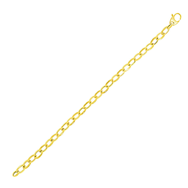 14k Yellow Gold Cable Chain Style Bracelet - Premium Bracelets - Just $788.99! Shop now at Pulse Designer Fashion