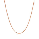 14k Rose Gold Diamond Cut Cable Link Chain 1.3mm - Premium Chains - Just $352.99! Shop now at Pulse Designer Fashion